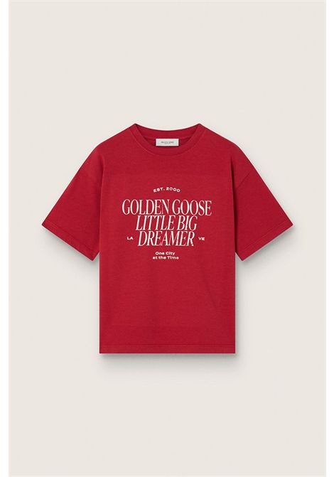 T-shirt con stampa GOLDEN GOOSE KIDS | GKP02815 P00268440597